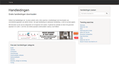 Desktop Screenshot of handleidingen.net